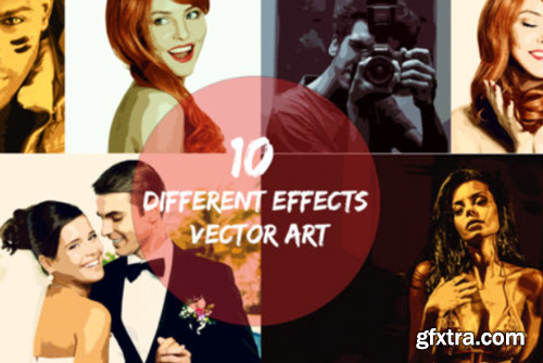 Vector Art - Photoshop Action