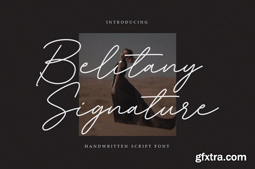 Belitany Signature Script Font RLD6QFQ