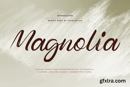 Magnolia Script Font JMUL5FW