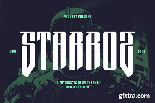 Starroz Futuristic Display Font UFKSCTY