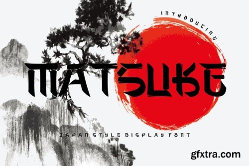 Matsuke - Japanese Style Display Font WSUTZZU