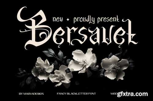 Bersavet - Fancy Blackletter Font H93PDGB