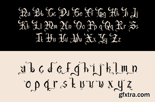 Bersavet - Fancy Blackletter Font H93PDGB