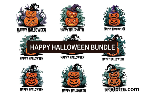 CreativeFabrica  - Happy Halloween Bundle