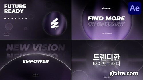 Videohive Futuristic Typography for After Effects 54429284