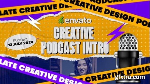 Videohive Paper Podcast Intro 54435677