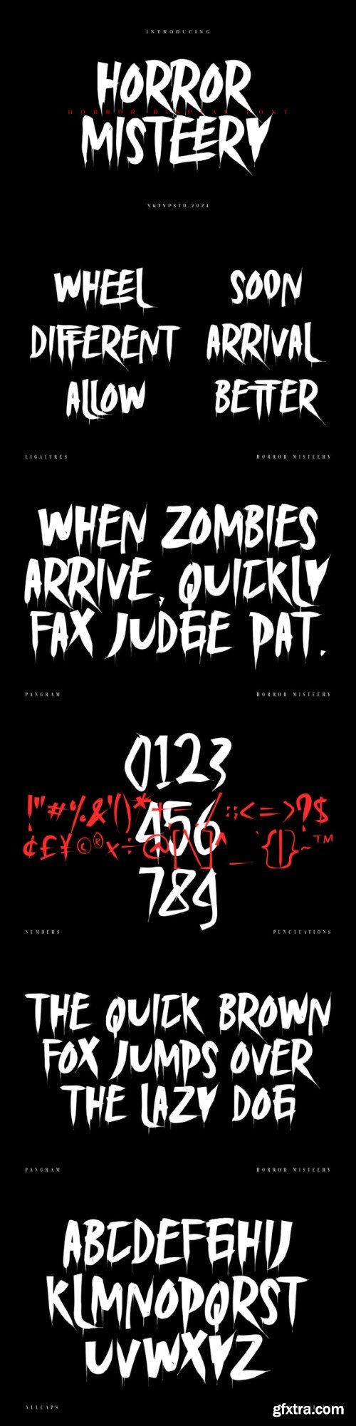 Horror Misteery Font