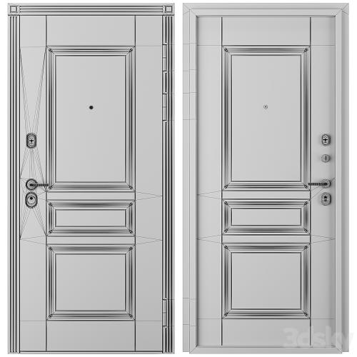 Entrance door staleks Verona V22 Dark Nut Patine