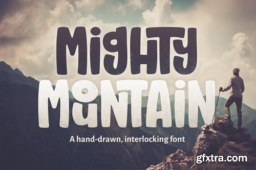 Mighty Mountain Font JUDAQJY