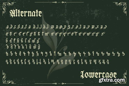 Negav Thrust - Gothic Balckletter Font JNR7FEJ