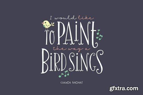 Chirp & Blossom Font 3HBCYYG