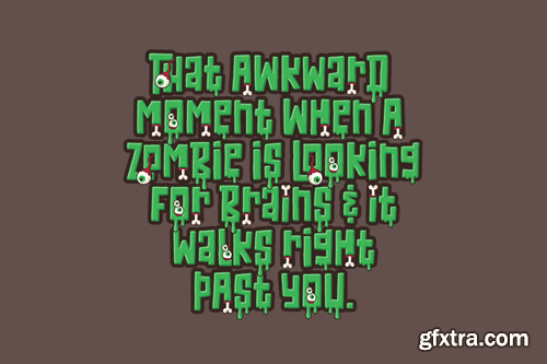 Crooked Zombies Font XTAYVMM