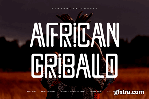 African Gribald - Artdeco & Greek Font VY7LBL2