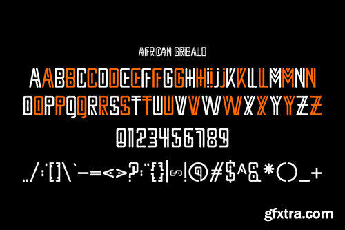 African Gribald - Artdeco & Greek Font VY7LBL2