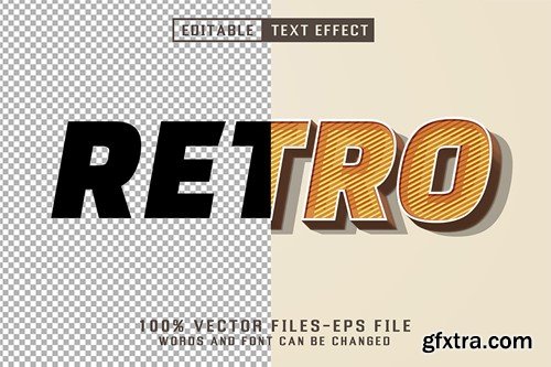 Retro Editable Text Effect YZDLHLT