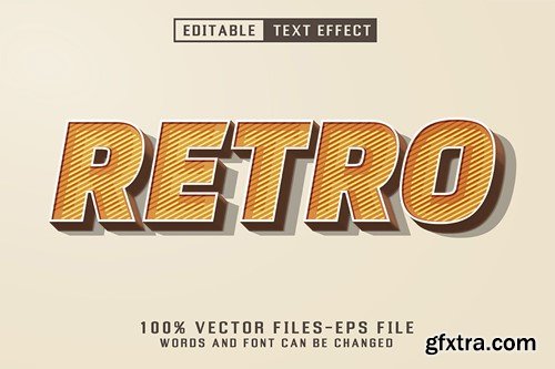 Retro Editable Text Effect YZDLHLT