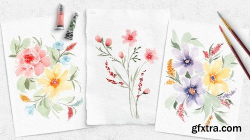 15-Day Floral Watercolor Challenge: Create Compositions with Confidence