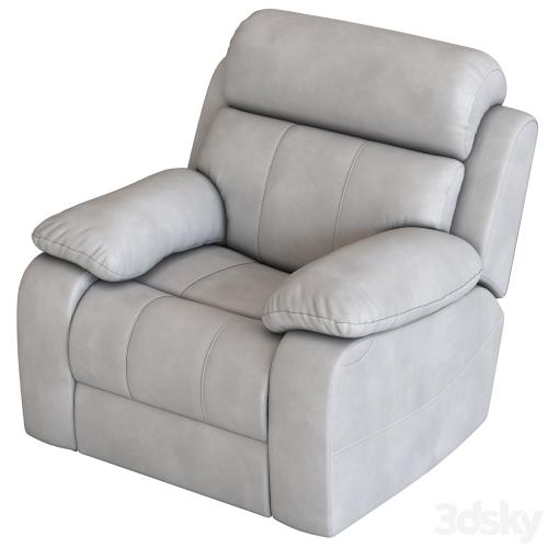 Armchair with foot lift