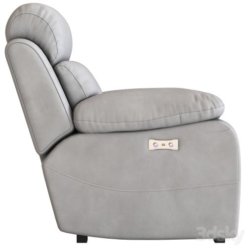 Armchair with foot lift