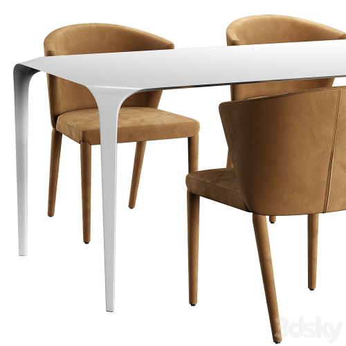 Link Table Chair Calligaris Amelie