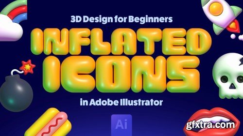 3D Icon Design for Beginners: Inflated Icons in Adobe Illustrator