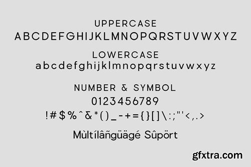 Glonimove - A Simple Geometric Family Font BGZ58RY