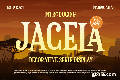 Jacela - Decorative Serif Display DNUGF2Y