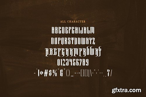 Valuckar Blackletter Display Font 2VYMY7S