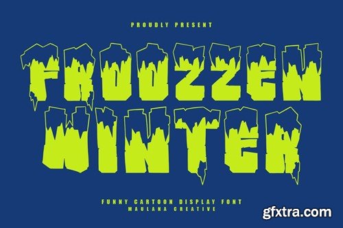 Froozzen Winter Funny Cartoon Display Font VNPP9EX