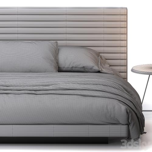 Roger bed by Minotti