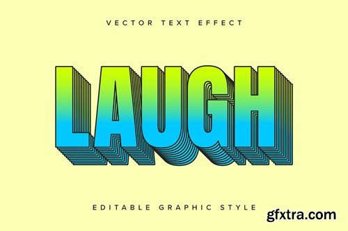 Gradient Layered Vector Text Effect Mockup SVHAKLY