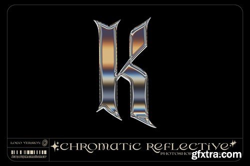 Chromatic Reflective Photoshop Logos Effects 8S8DTLQ