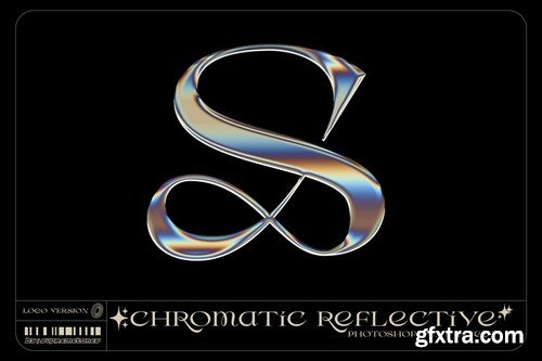 Chromatic Reflective Photoshop Logos Effects 8S8DTLQ