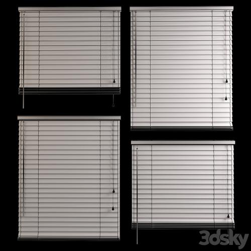 Horizontal bamboo blinds