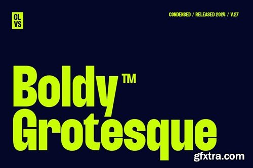 Boldy Grotesque HGCA3YX