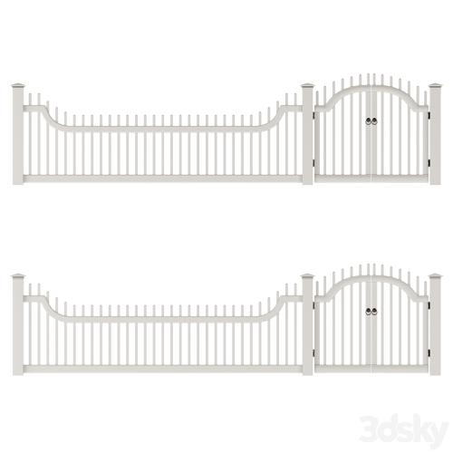 PVC fence