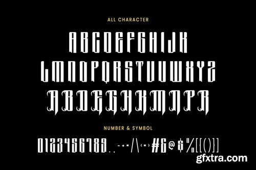 Groghrz Blackletter Display Horror Font 7Q3T58Z