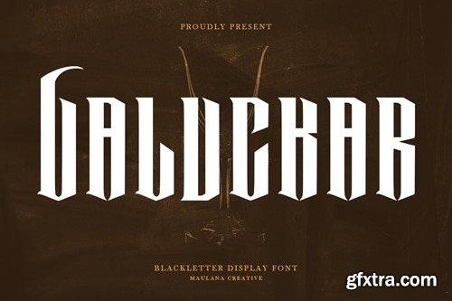 Valuckar Blackletter Display Font 2VYMY7S