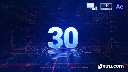 Videohive Digital Countdown V2 54470975