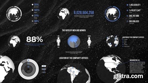 Videohive Infographics Planet 54477127