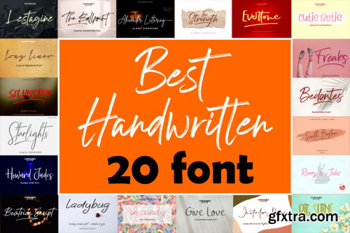 CreativeFabrica  - Best Handwritten Font Bundle