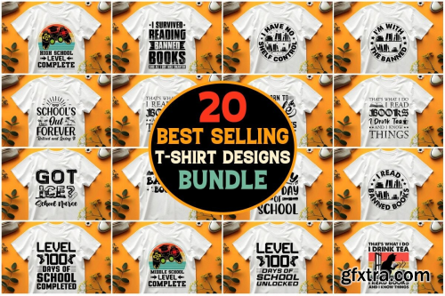 CreativeFabrica  - Best Selling T-Shirt Design Bundle