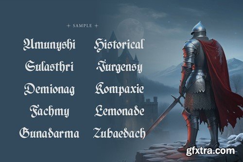 Basefigh - Medieval Rounded Blackletter Font JKPFHHQ