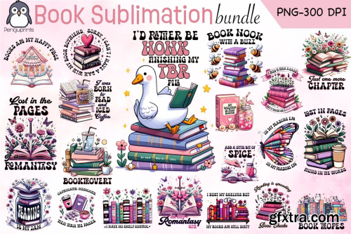 CreativeFabrica  - Book Sublimation Bundle