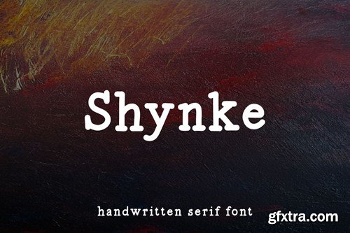 Shynke - Handwritten Serif Font 5R2EB37