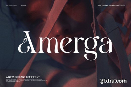 Amerga Modern Serif Font CFKELRE