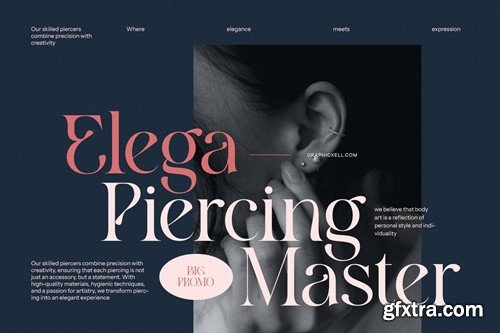 Amerga Modern Serif Font CFKELRE