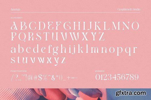 Amerga Modern Serif Font CFKELRE