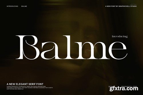 Balme Unique Serif Font XHX4WHM