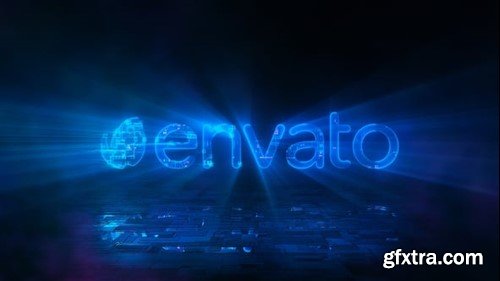 Videohive Neon Digital Game Logo 27342476